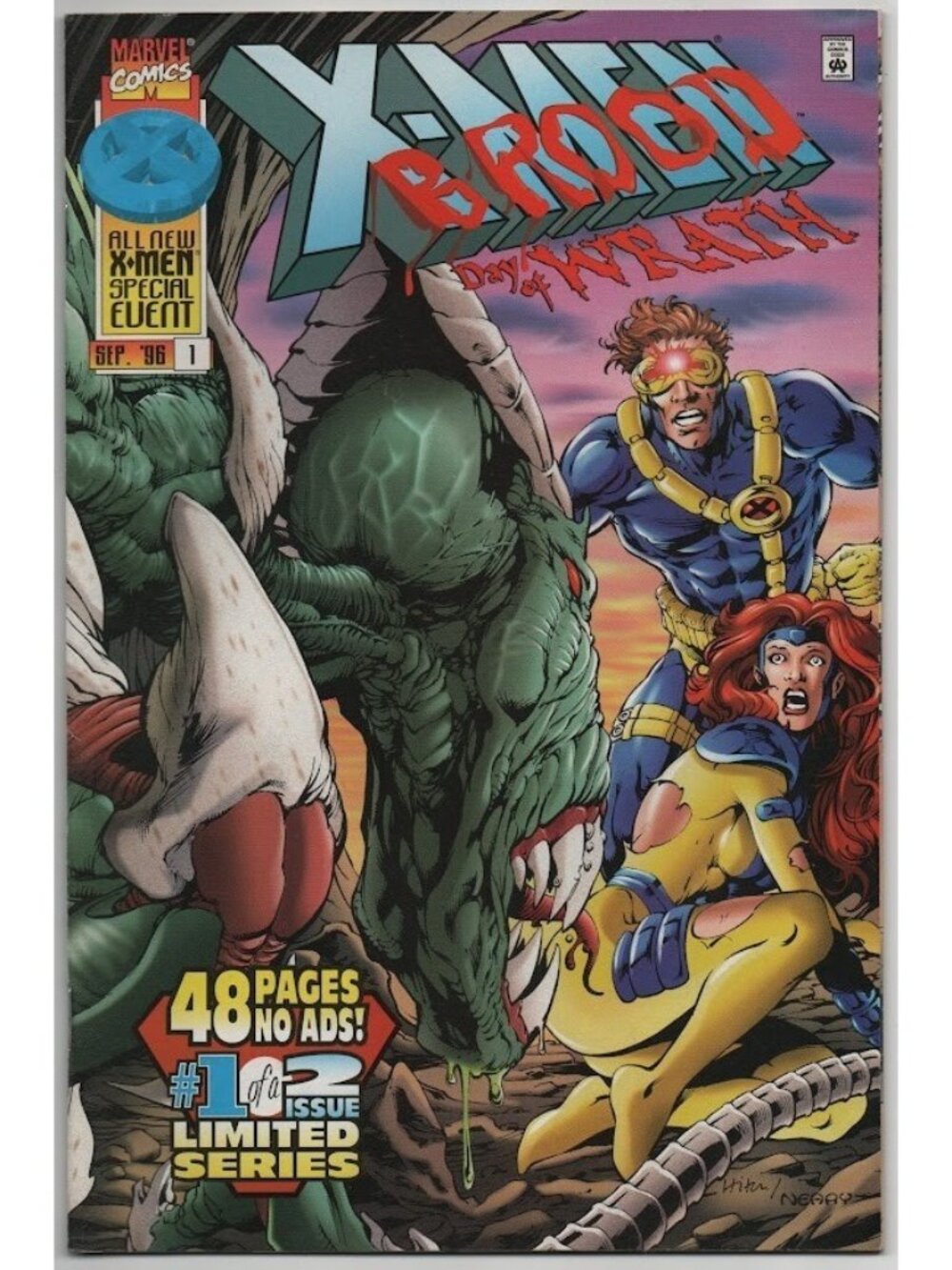 X-Men vs The Brood 1 Marvel Comics 1996 VF 8.0 Day of Wrath